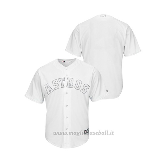 Maglia Baseball Uomo Houston Astros 2019 Players Weekend Replica Bianco